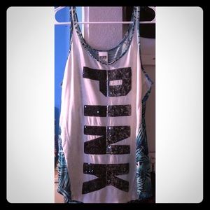 Victorias Secret Pink bling shirt